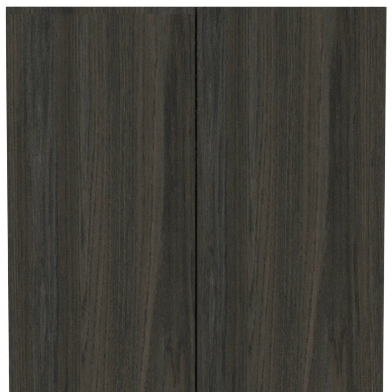 HomeRoots 71 Dark Brown Wood Pantry Or Storage Closet - 23.6' X '70.8' X '11.8