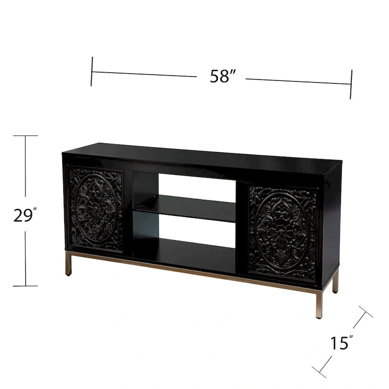 SEI Furniture Winsterly Media TV Stand w/ Storage for TV's up to 56