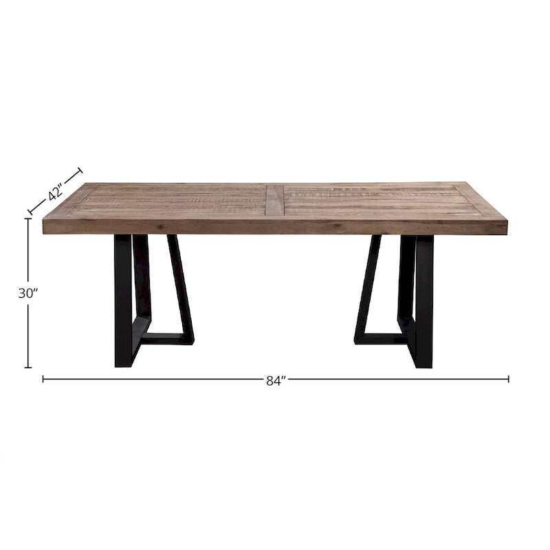 Alpine Prairie Rectangular Dining Table - N/A