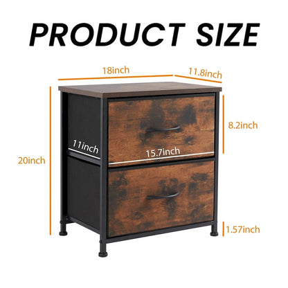 Modern Storage Cabinet with Fabric Drawers, Metal Frame, and Adjustable Feet for Home Entryway and Bedroom