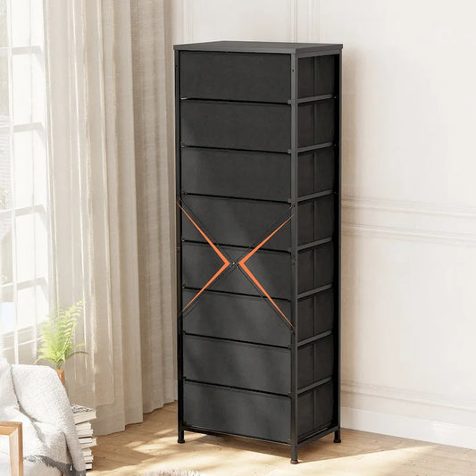 VredHom 8 Dresser Vertical Storage Tower Cabinet