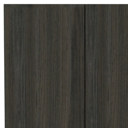 HomeRoots 71 Dark Brown Wood Pantry Or Storage Closet - 23.6' X '70.8' X '11.8
