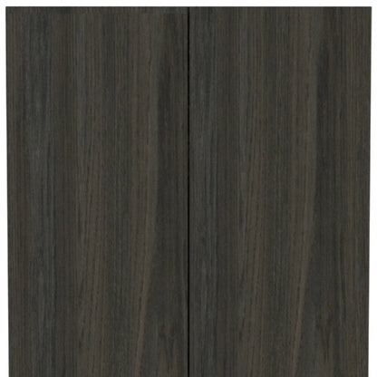 HomeRoots 71 Dark Brown Wood Pantry Or Storage Closet - 23.6' X '70.8' X '11.8