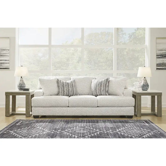 Signature Design by Ashley Brebryan White Sofa - 95W x 45D x 39H