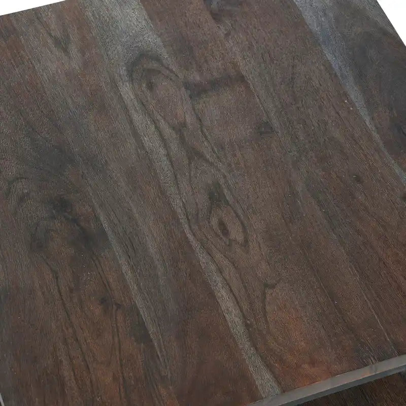 End Table with Storage Shelf