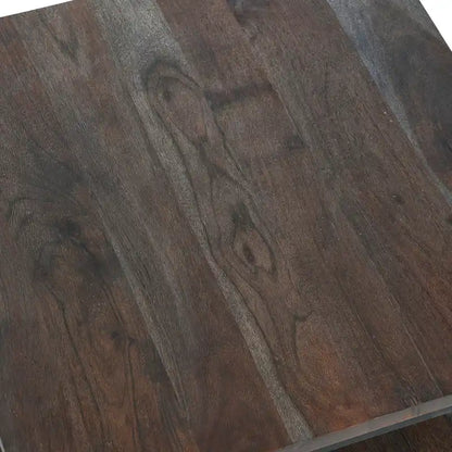 End Table with Storage Shelf