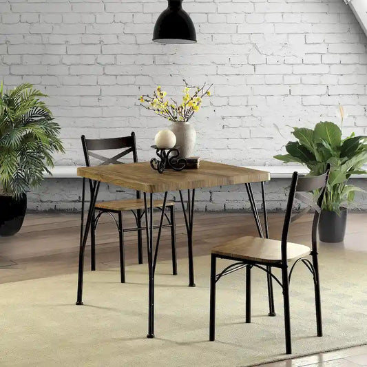DH BASIC Small Space 2-Person Dining Set by Denhour
