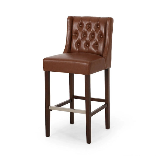 Bayliss Contemporary Wingback Barstools (Set of 2) by Christopher Knight Home