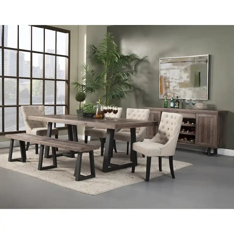 Alpine Prairie Rectangular Dining Table - N/A