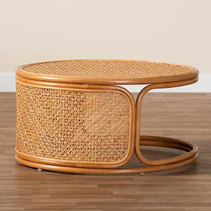Eldon Bohemian Honey Rattan Coffee Table