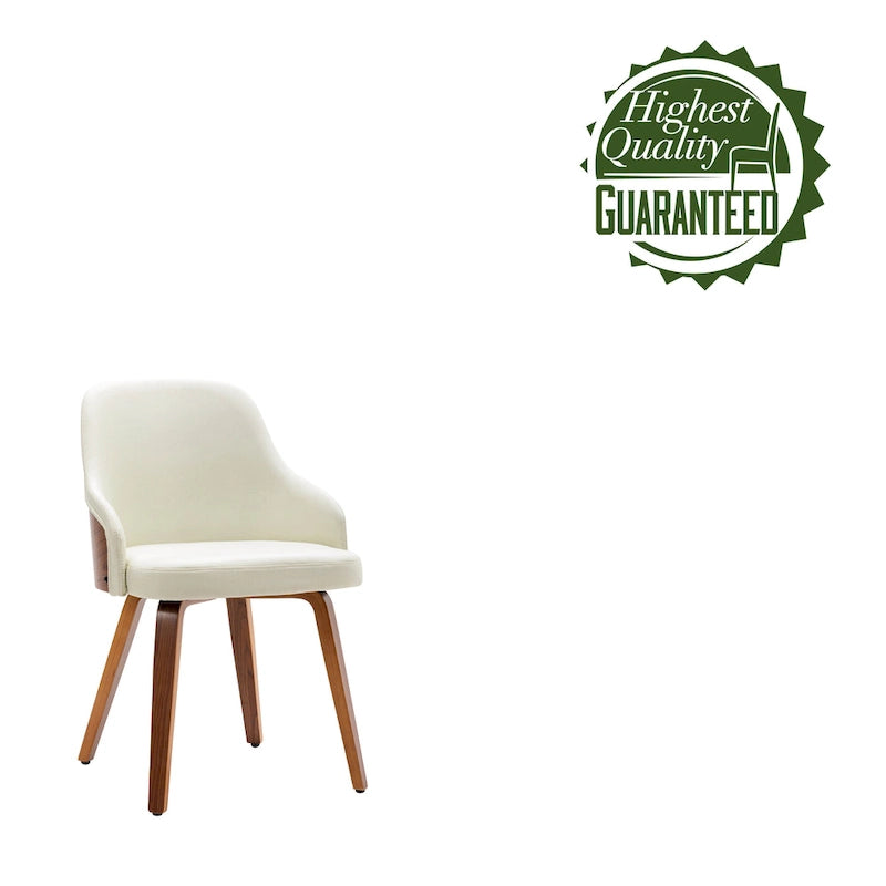 Porthos Home Hye Dining Chairs Set of 2, Fabric Upholstery, Bentwood Legs