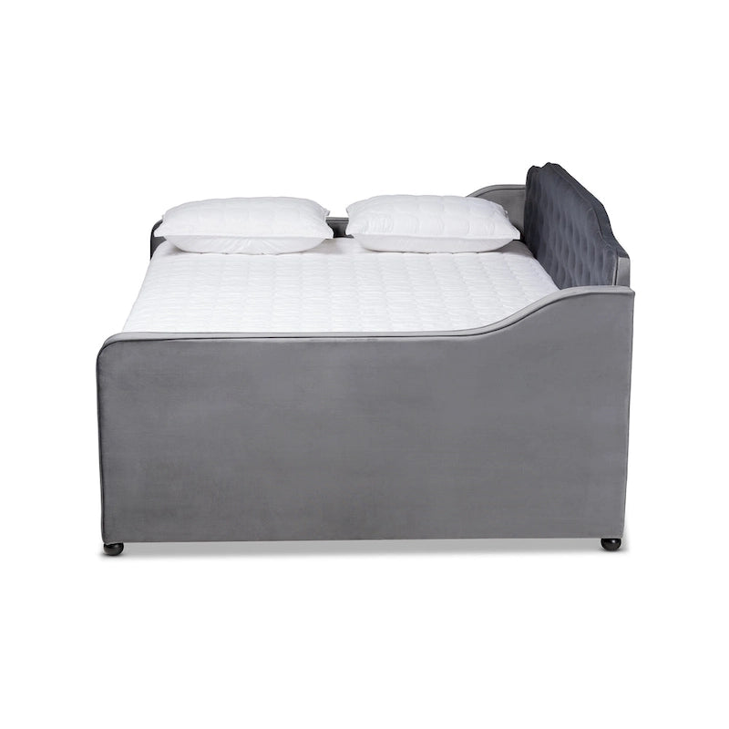 Silver Orchid Raag Transitional Contemporary Daybed