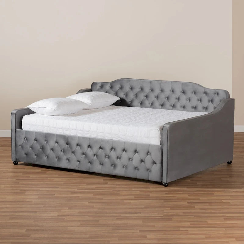 Silver Orchid Raag Transitional Contemporary Daybed
