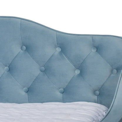 Silver Orchid Raag Transitional Contemporary Daybed