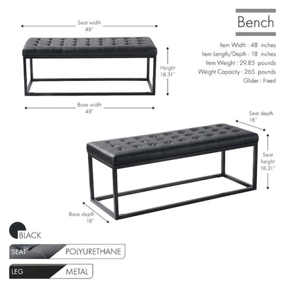 Porthos Home Marlena Side Bench