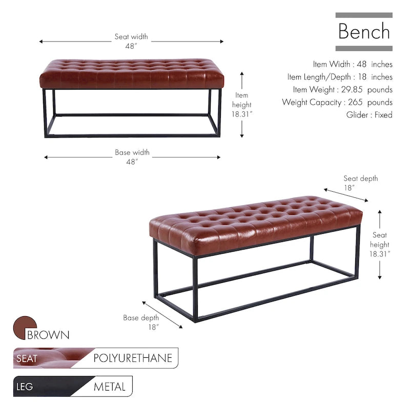 Porthos Home Marlena Side Bench