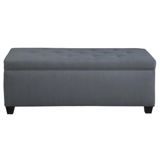 The Sole Candice Bay Blue Secret Shoe Storage Bench