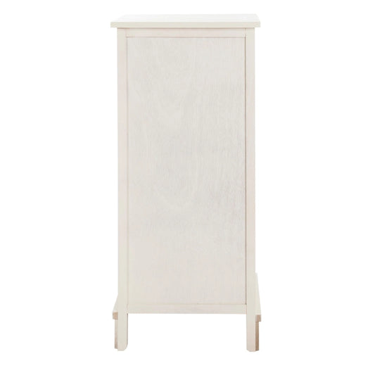 SAFAVIEH Golda Distressed White Cabinet