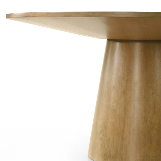 59 Contemporary Round Dining Table - N/A