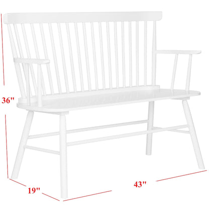 SAFAVIEH Gracija Spindleback Settee - 48 x 22.4 x 36 - 48W x 22D x 36H