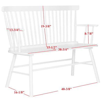 SAFAVIEH Gracija Spindleback Settee - 48 x 22.4 x 36 - 48W x 22D x 36H