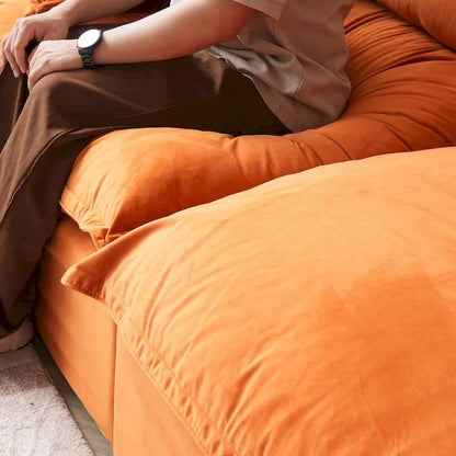 U Shape Couch Sectional for Living Room, Convertible Sectional Sofa, Modular Sectional Couch with Ottomans for Living Room