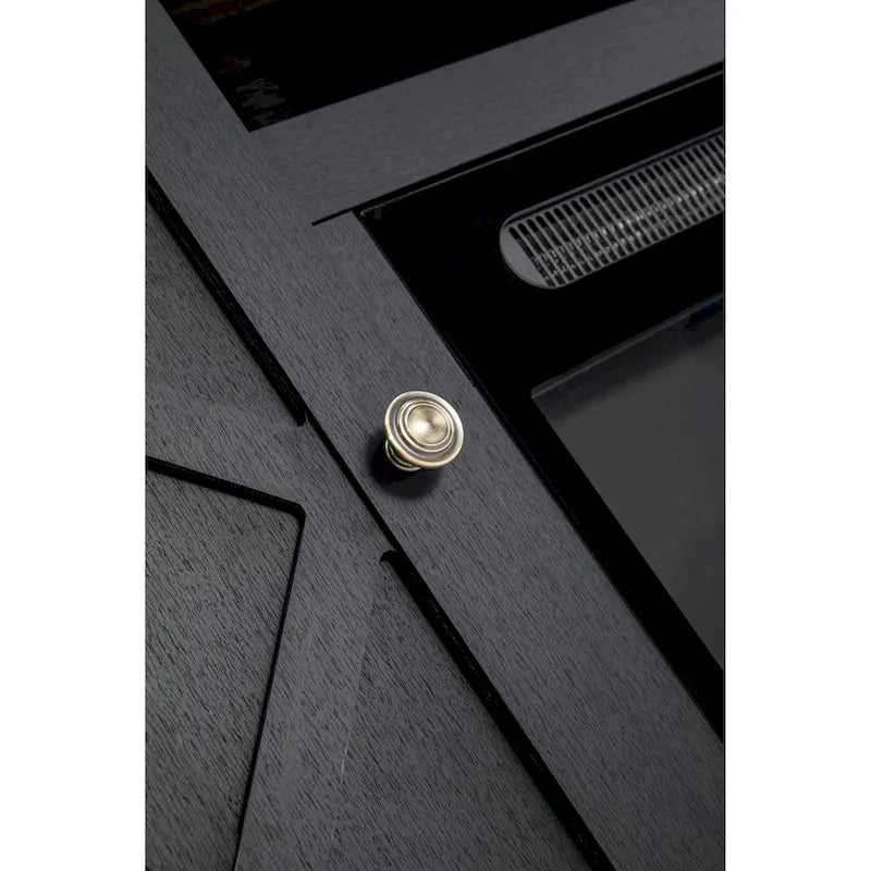 54 in. Charcoal TV Stand for TVs up to 60 in. with Electric Fireplace