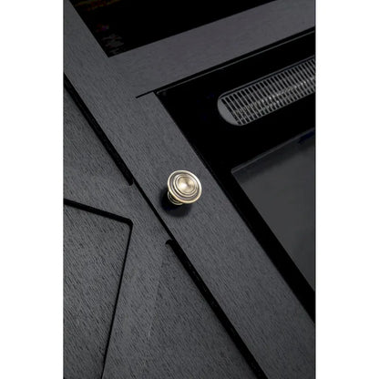 54 in. Charcoal TV Stand for TVs up to 60 in. with Electric Fireplace