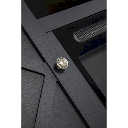 54 in. Charcoal TV Stand for TVs up to 60 in. with Electric Fireplace