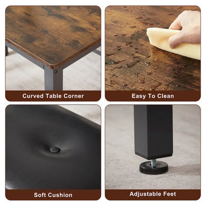 Dining Counter Table Set for Kitchen