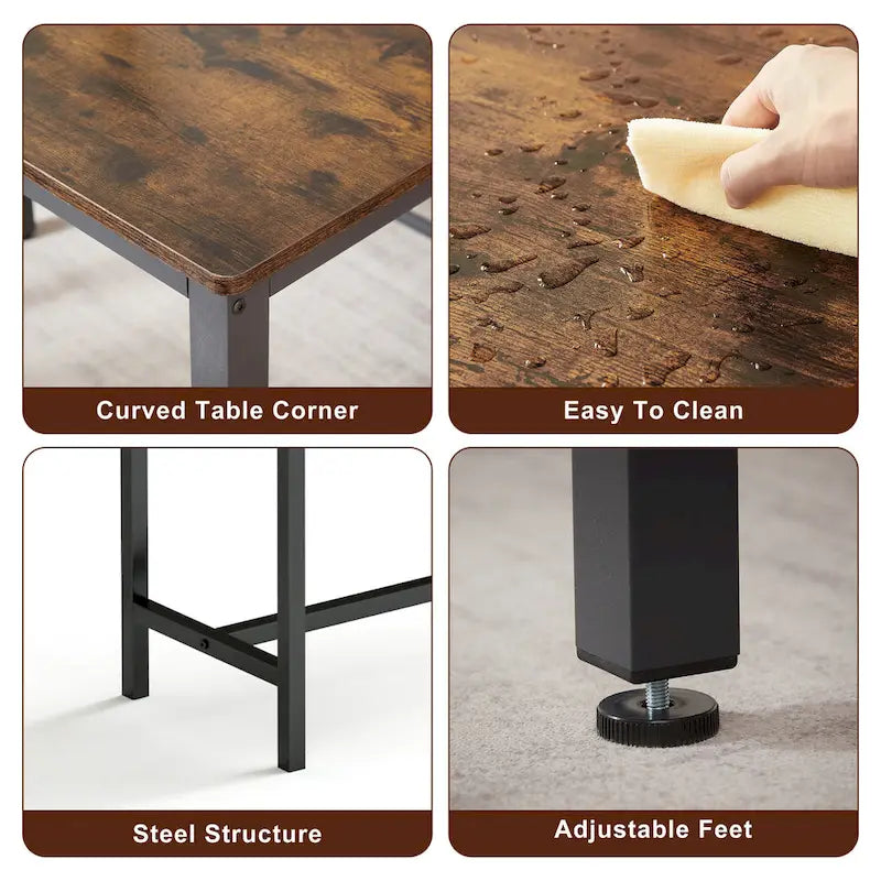 Dining Counter Table Set for Kitchen