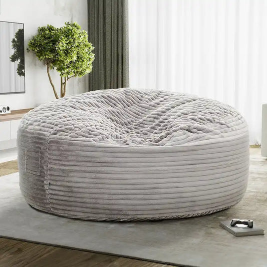Sealy Kade 6ft Faux Fur Foam Bean Bag