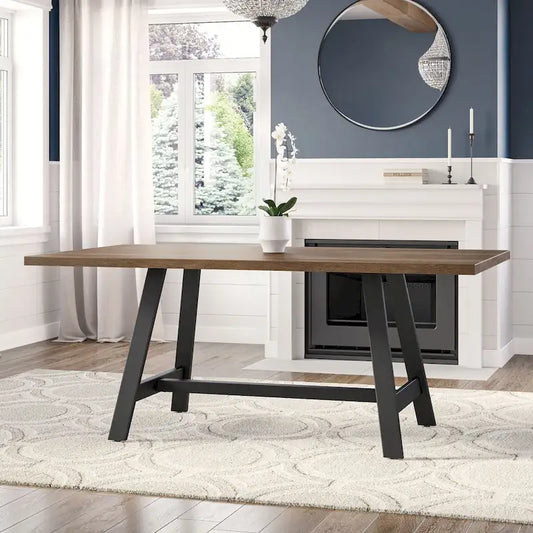 Amisco Otello 40 x 72 Solid Wood Dining Table