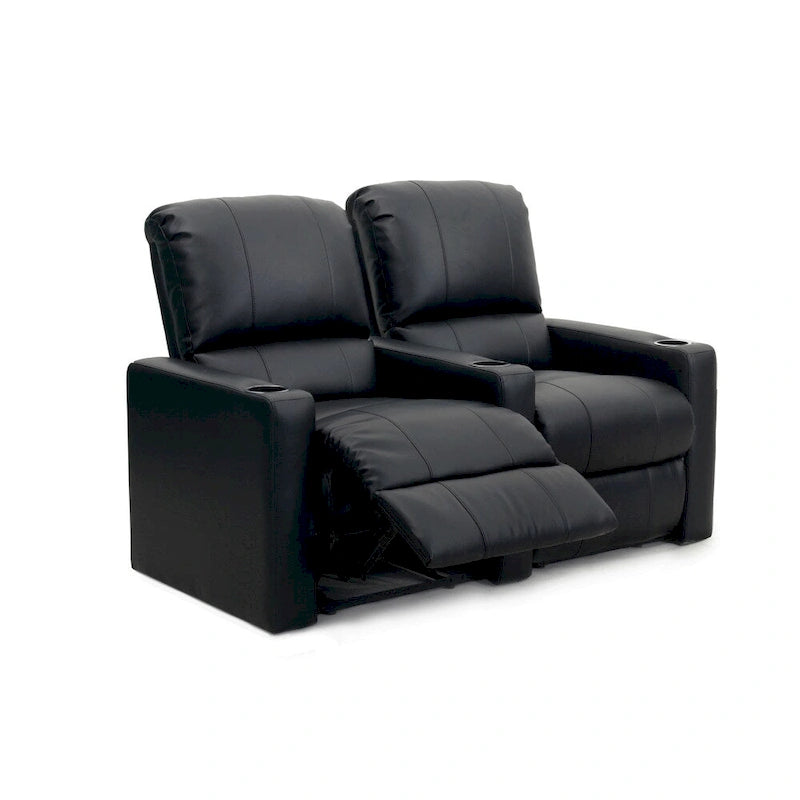 Octane Charger XS300 Manual Leather Home Theater Seating (Row of 2)