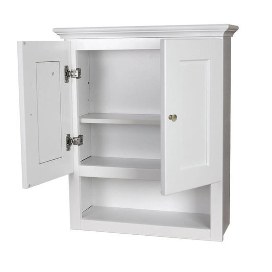 White Shaker Bathroom Wall Cabinet