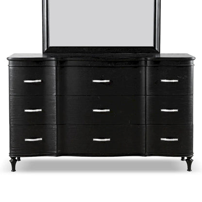 Furniture of America Seabliss Glam Solid Wood 9-Drawer Double Dresser
