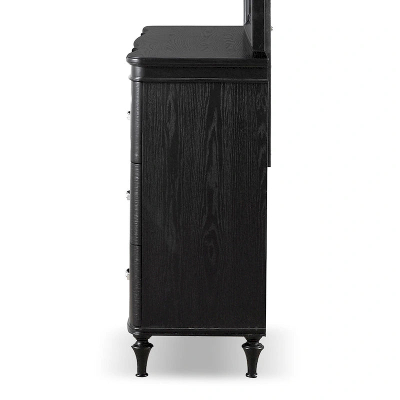 Furniture of America Seabliss Glam Solid Wood 9-Drawer Double Dresser