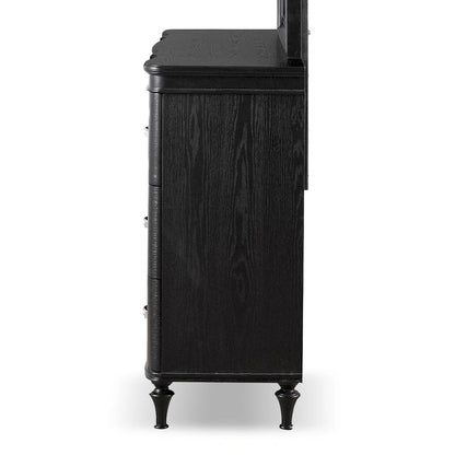 Furniture of America Seabliss Glam Solid Wood 9-Drawer Double Dresser