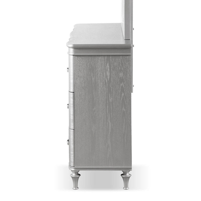 Furniture of America Seabliss Glam Solid Wood 9-Drawer Double Dresser